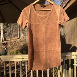Beautiful suede dress marked a